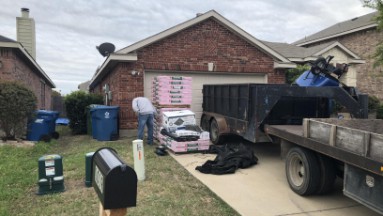 Roof Replacement in Forney, TX Before