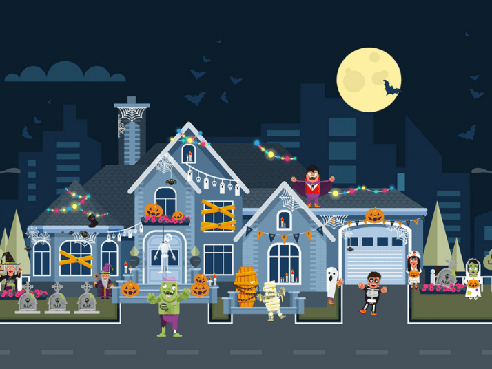 Halloween Roof Decorating Safety Tips